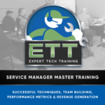 Service Manager Master Training: Successful Techniques, Team Building, Performance Metrics & Revenue Generation